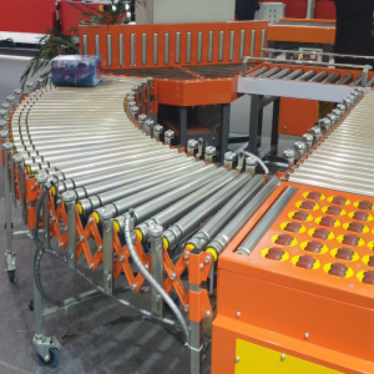 Băng tải linh hoạt – Flexible roller conveyor