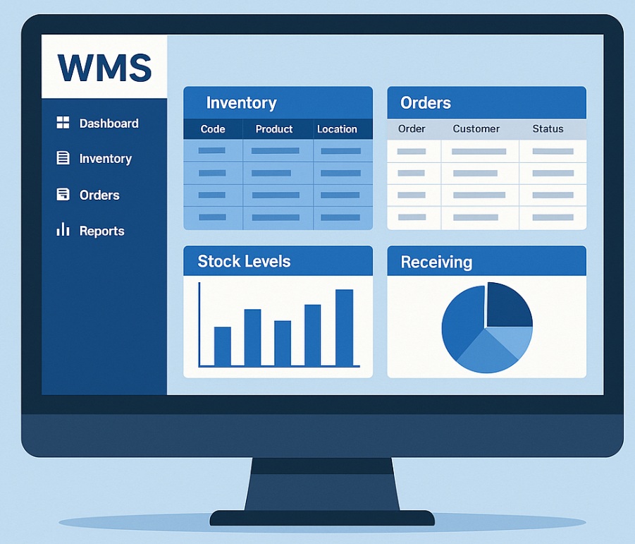 Giao diện phần mềm WMS