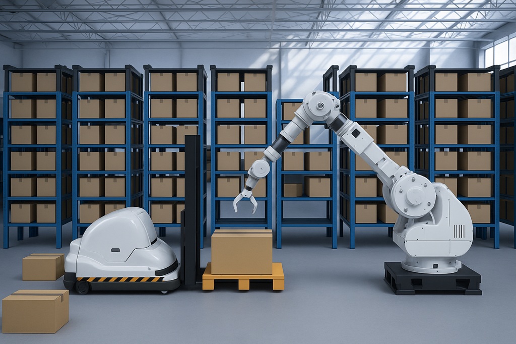 robot trong kho tự động