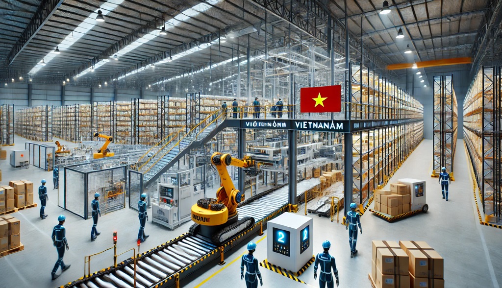 cấu tạo nhà kho tự động