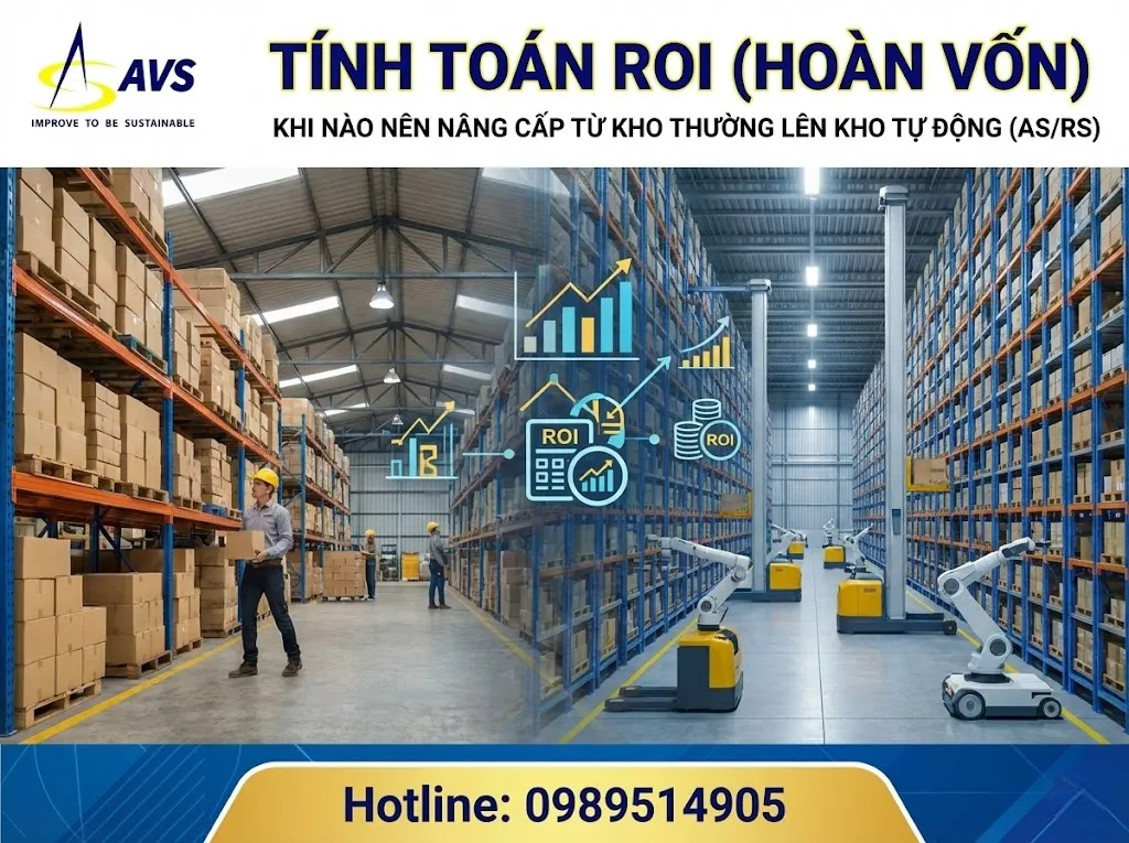 ROI kho tự động AS/RS: Khi nào nên nâng cấp?